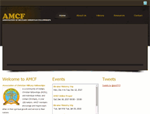 Tablet Screenshot of amcf-int.org